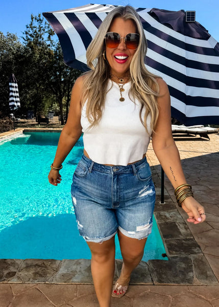 Georgia Distressed Shorts