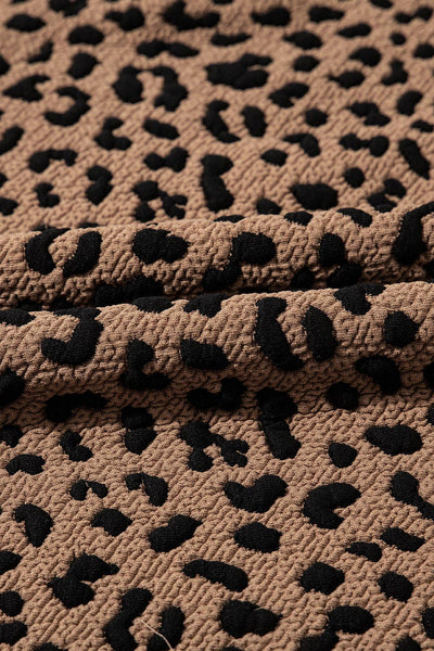 Leopard Print Mini Dress
