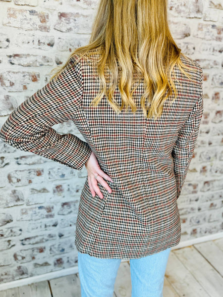 Houndstooth Blazer