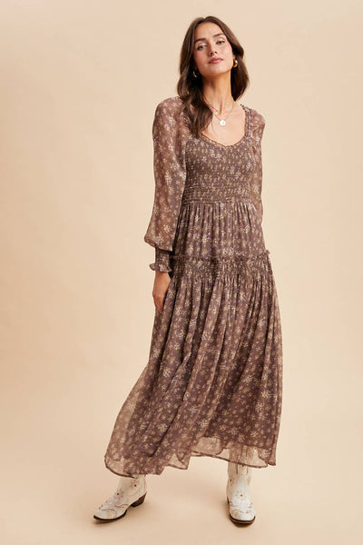 Floral Smocked Dress