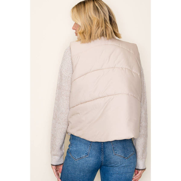 Polar Collar Puffer Vest