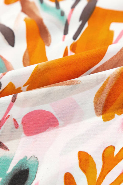 Print 3/4 Sleeve Blouse