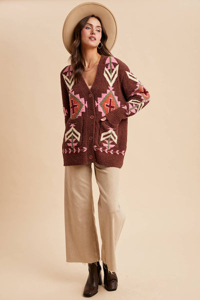 COZY CHENILLE CARDIGAN