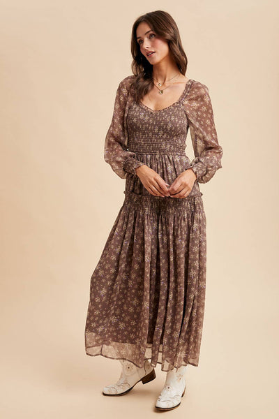 Floral Smocked Dress