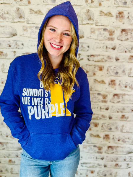 Purple Game Day Hoodie