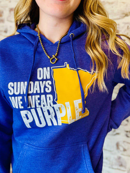 Purple Game Day Hoodie