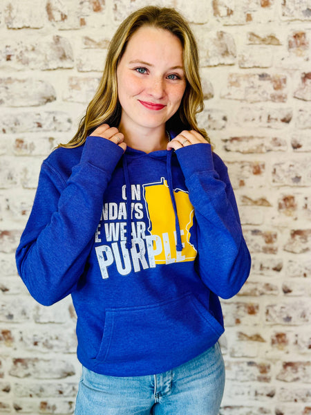 Purple Game Day Hoodie