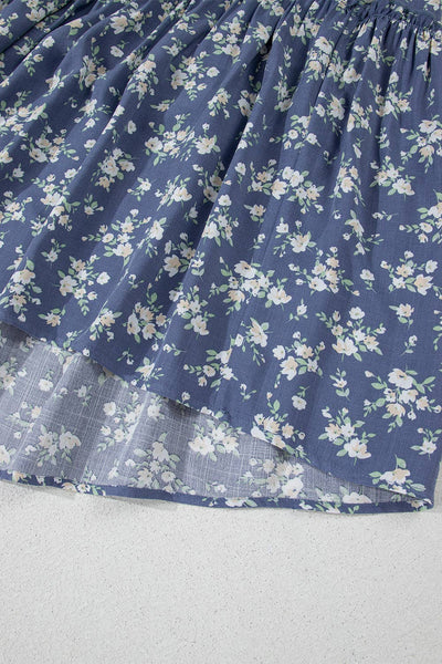 Spaghetti Strap Tiered Midi Dress