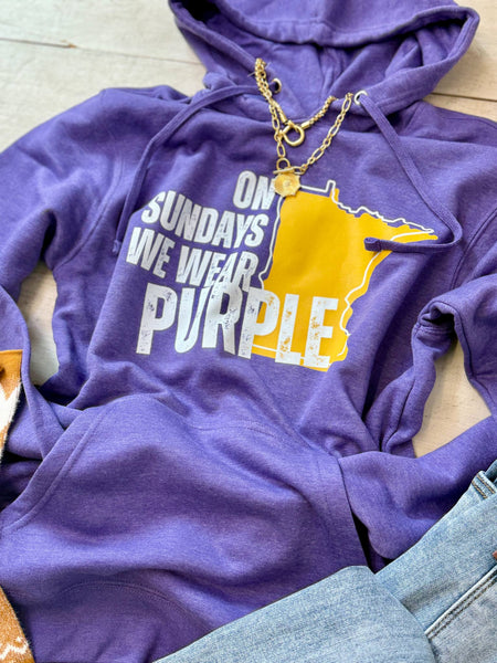 Purple Game Day Hoodie