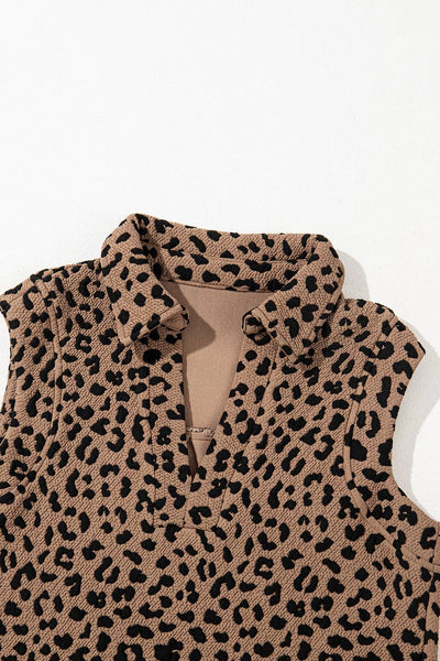 Leopard Print Mini Dress