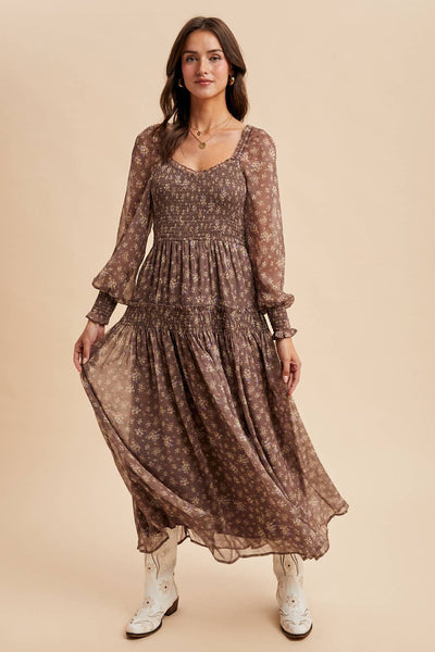 Floral Smocked Dress