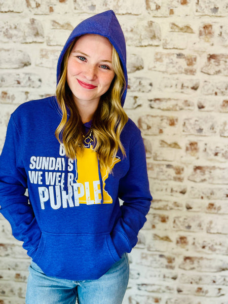 Purple Game Day Hoodie