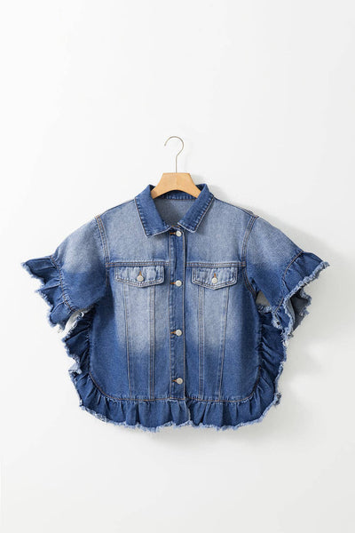 Short Sleeve Denim Jacket