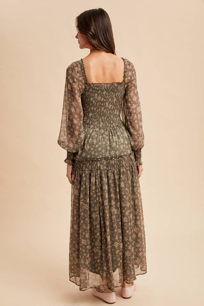 Floral Smocked Dress