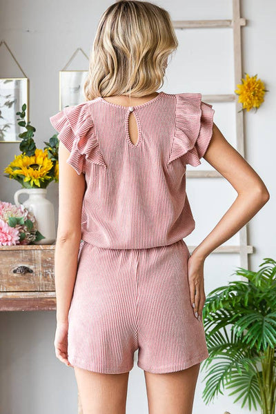 Mauve Romper