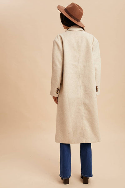 Double Breasted Duster Coat