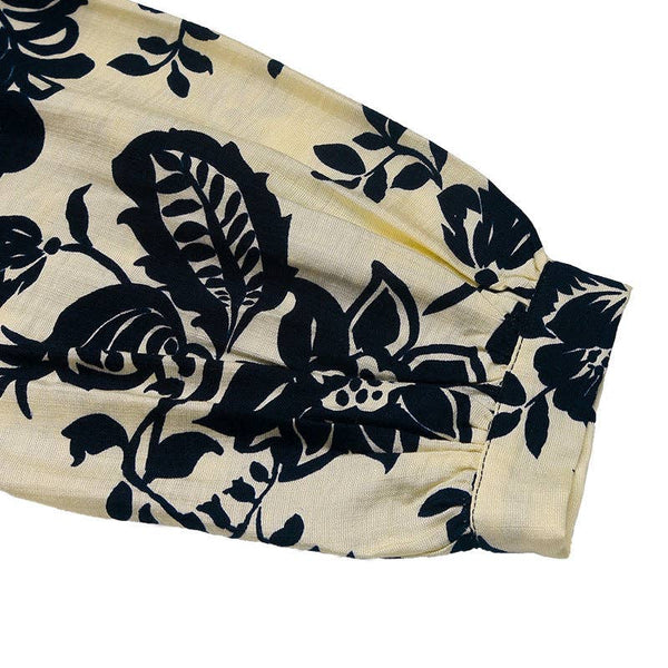 Vintage Floral Blouse