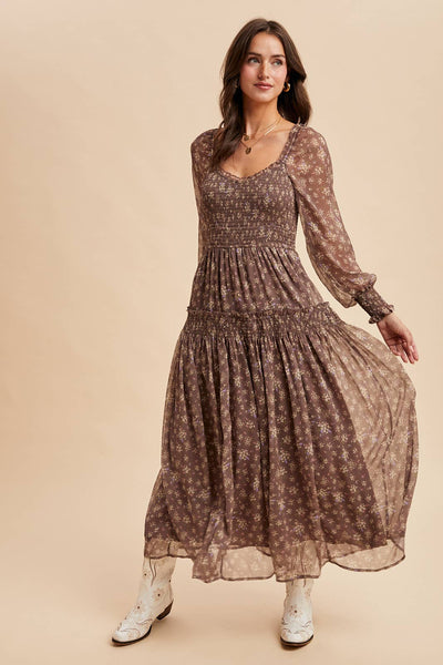 Floral Smocked Dress