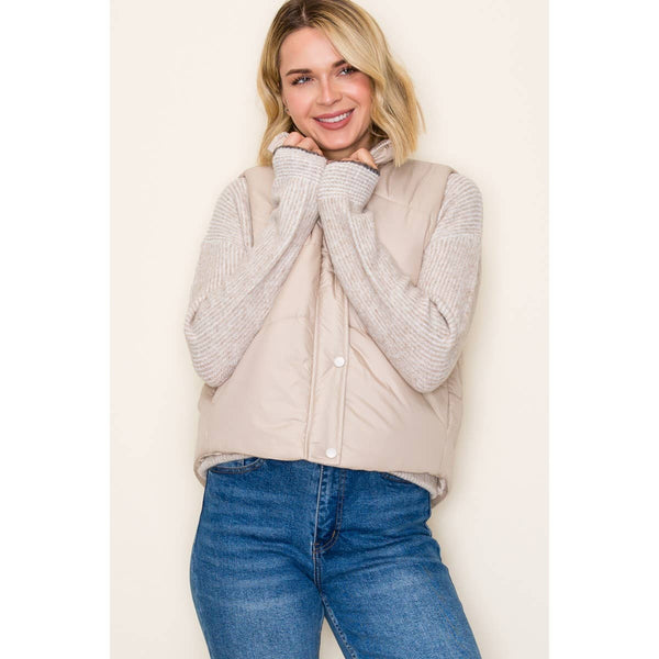 Polar Collar Puffer Vest