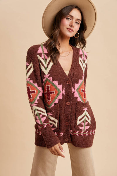 COZY CHENILLE CARDIGAN