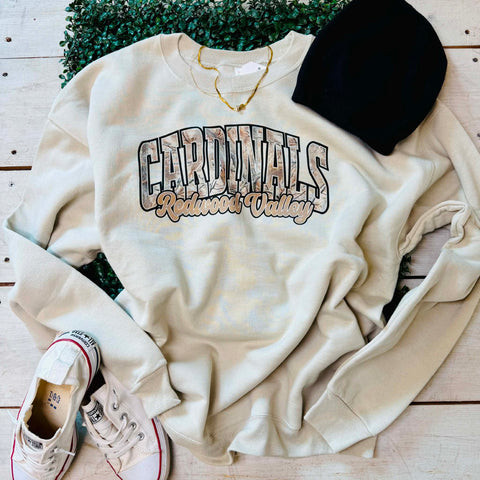 Camo Cardinals Crewneck