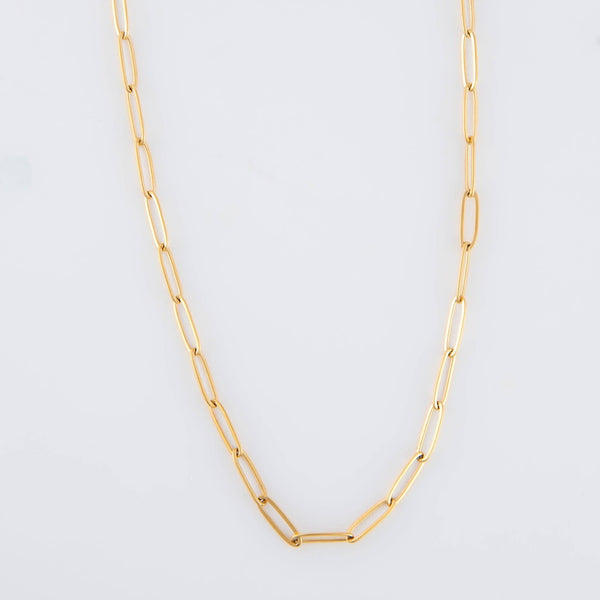 Narelle Waterproof 18" Paperclip Chain Necklace