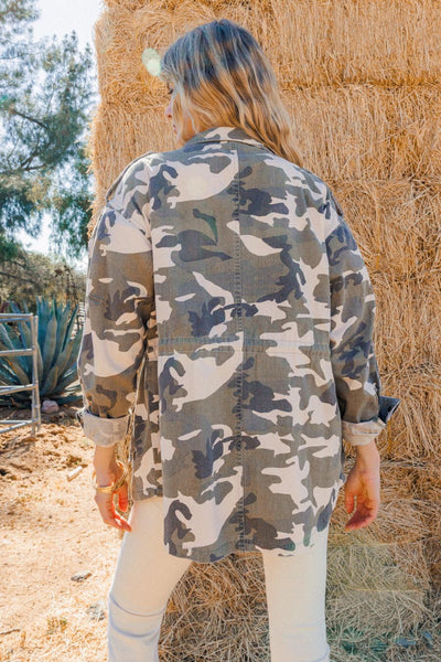 Oversized Camo Jacket