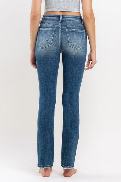 Vervet High Rise Straight Jeans