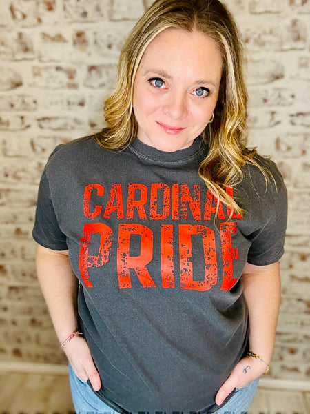 Grungy Cardinal Pride Tee