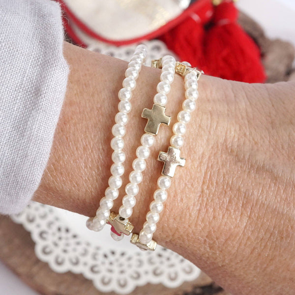 Pearl Bracelet Stack