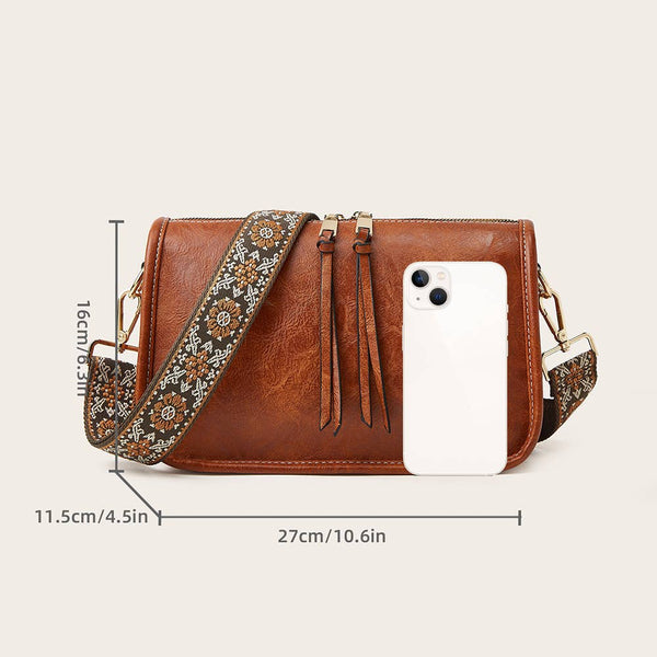 Bohemian Crossbody Bag Beige