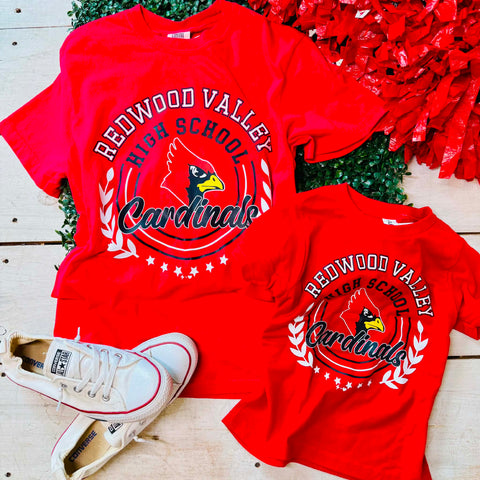 Wreath Cardinals Tee