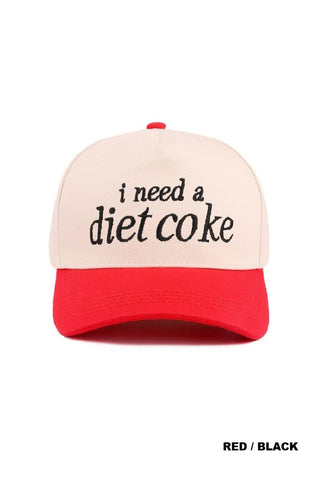 I need a diet coke Hat