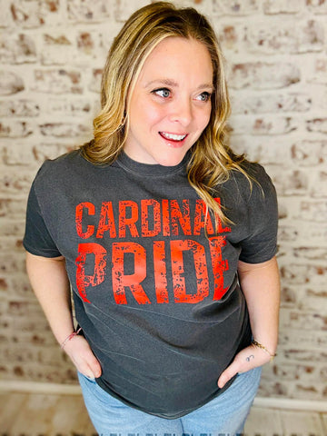 Grungy Cardinal Pride Tee