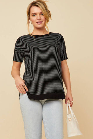 Ribbed Stripe Top