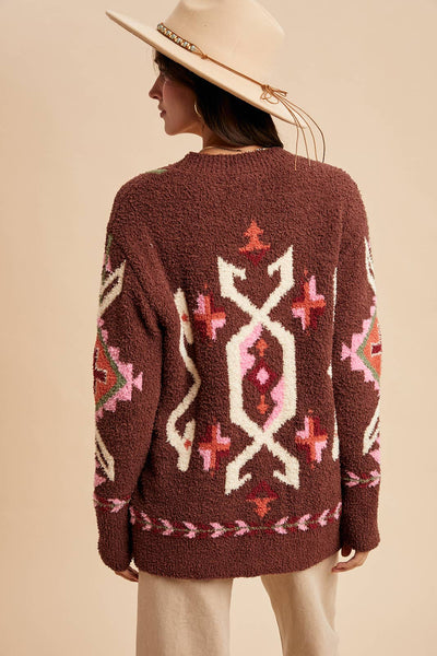 COZY CHENILLE CARDIGAN