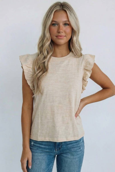 Flutter Sleeve Top