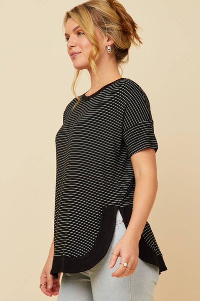 Ribbed Stripe Top