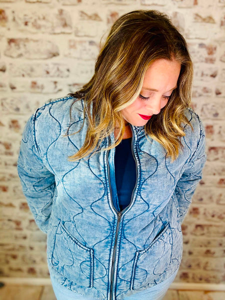 Plus Quilted Jacket