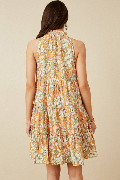 Floral Tiered Tank Dress
