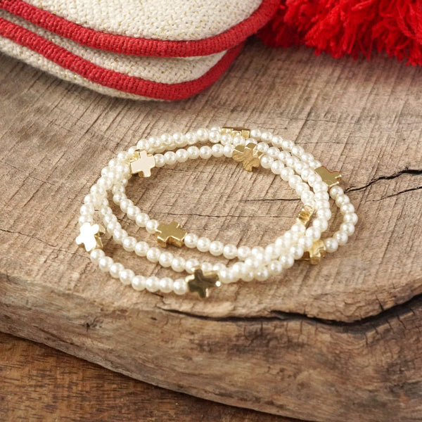 Pearl Bracelet Stack