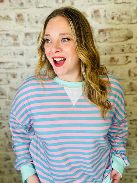 Happy Go Lucky Striped Top