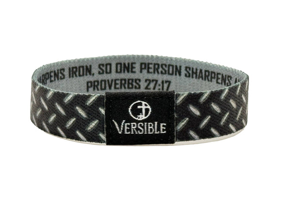 Versible® Wristbands - Iron Sharpens Iron / Proverbs 27:17