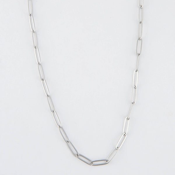 Narelle Waterproof 18" Paperclip Chain Necklace