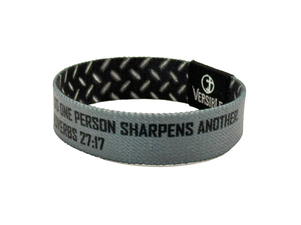 Versible® Wristbands - Iron Sharpens Iron / Proverbs 27:17