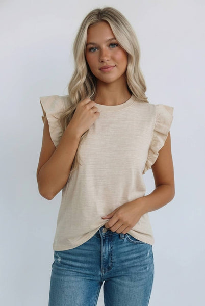 Flutter Sleeve Top