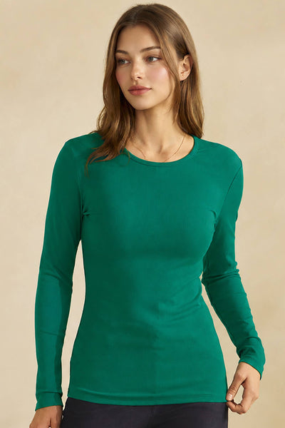 Ribbed Long Sleeve Plus Size