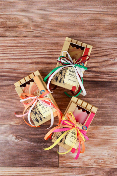 Gift Set | Wooden Soap Dish with Goat Milk Soap