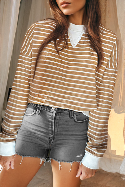 Stripe Textured Top