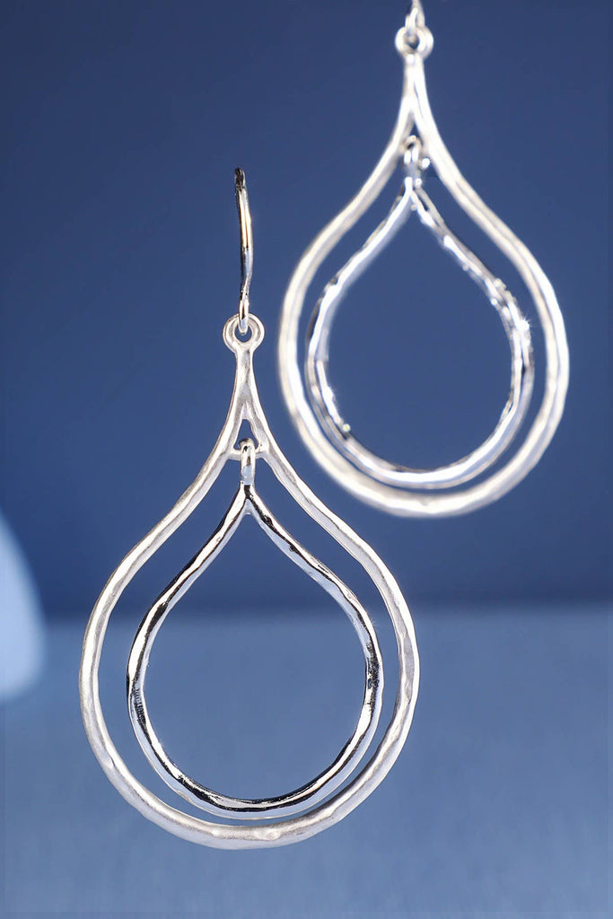 Double Layered Teardrop Earrings